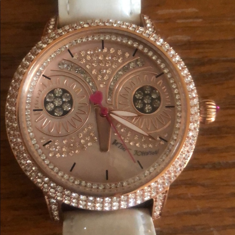 Authentic Betsey Johnson Owl Face Women’s Watch